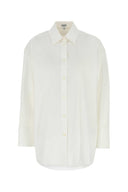 Loewe Weißes Popeline-Oversize-Hemd