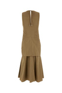Vestido Loewe Popelín Camel