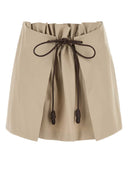Loewe Beige Gabardine Minirock