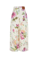 Loewe Printed Denim Wide Leg Jeans