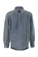 Loewe Denim Blue Cotton Blend Oversize Shirt