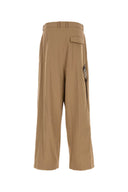 Loewe Hose mit weitem Bein aus Kamelbaumwolle
