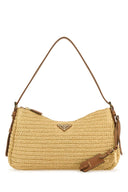 Prada Raffia Large Aimã©E Shoulder Bag
