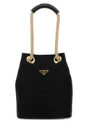 Prada Black Re Nylon Prada Mariner Bucket Bag