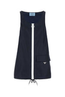Prada Navy Blue Re Nylon Mini Dress