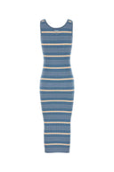 Prada Brodert Stretch Cotton Blend Dress