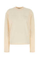 Prada Sand Cotton T Shirt