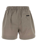 Prada Dove Grå ullshorts