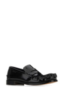 Bottega Veneta Truman-Loafer aus schwarzem Leder