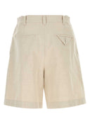 Bottega Veneta Sand Twill Bermuda Shorts