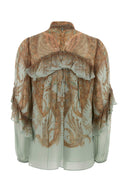 Zimmermann trykt Crepe Memento Bluse
