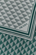Prada brodert silke foulard