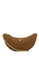 Prada Camel Re 나일론 Prada Demi Lune 숄더백