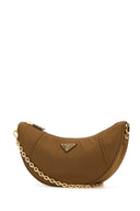 Prada Camel Re 나일론 Prada Demi Lune 숄더백