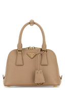 Bolso de cuero beige prada