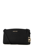 Michael By Michael Kors Black Leather Becca Crossbody Bag