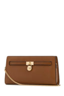 Michael By Michael Kors 카멜 가죽 해밀턴 크로스바디 백