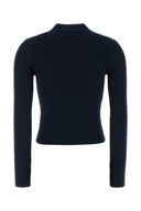 Michael By Michael Kors Midnight Blue Stretch Viscose Blend Polo Shirt