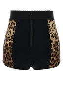 Dolce & Gabbana Printed Stretch Silk Shorts