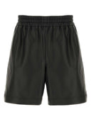 Gucci Bermuda-shorts i sort skinn