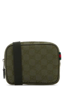 Gucci Olive Green Gg Fabric Crossbody Bag