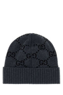 Gucci Embroidered Cashmere Beanie Hat