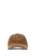 Gucci Camel Corduroy baseballcaps