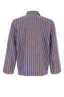Tekla Embroidered Poplin Oversize Pyjama Shirt