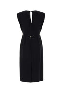 Czarna sukienka z krepy Gucci