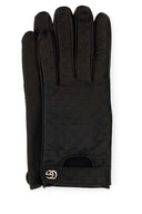Gucci Black Leather Gloves