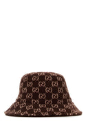 Gucci brodert ullblandingsbøttehatt