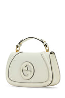 Gucci Ivory Leather Gucci Blondie Handbag