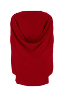 Alberta Ferretti Rød Stretch Crepe Mini Kjole