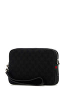 Gucci Black Gg Stoff Clutch