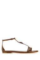 Gucci Caramel Leather Sandals