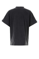Balenciaga Slate Cotton Oversize Reversbile T Shirt