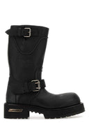 Balenciaga Black Leather Venom Boots