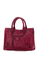 Balenciaga Fuchsia Pink Leather Small Le City Handbag