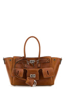 Balenciaga Caramel Leather Mini Carry All Bel Air Handbag