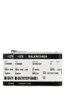 Balenciaga Printed Canvas Carta Di Imbarco Passport Card Holder