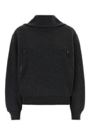 Balenciaga Charcoal Wool Genser