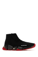 Balenciaga Black Fabric Speed 2.0 Sneakers