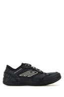 Balenciaga Slate Leather Hamptons Sneakers