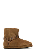 Balenciaga Camel Suede Alaska myke ankelstøvletter