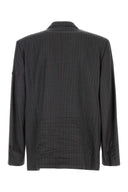 Balenciaga brodert ullblazer