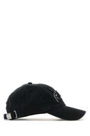 Ganni Slate Cotton Baseball Cap