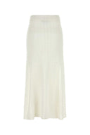 Ganni White Crochet Skirt