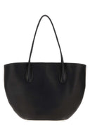 The Row Black Leather Alger Shopping Bag