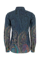 Etro Printed Stretch Poplin Shirt