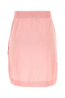 Etro Pink Cotton Blend Mini Skirt